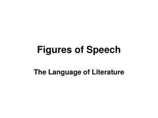 Figures of Speech