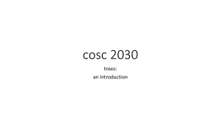 cosc 2030