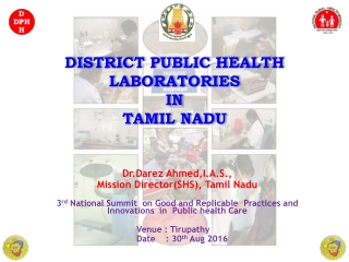 DISTRICT PUBLIC HEALTH LABORATORIES IN TAMIL NADU