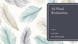 A2 Final Evaluation