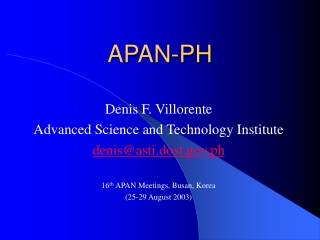 APAN-PH