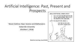 Artificial Intelligence: Past, Present and Prospects