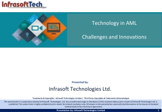 Technology in AML Challenges and Innovations