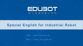 Special English for Industrial Robot