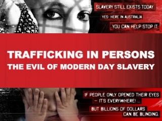 TRAFFICKING IN PERSONS