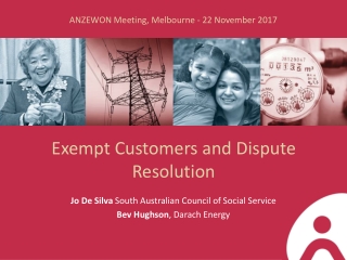 Exempt Customers and Dispute Resolution