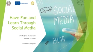 Have Fun and Learn Through Social Media