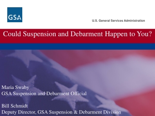 Could Suspension and Debarment Happen to You?