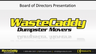Board of Directors Presentation