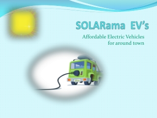 SOLARama EV’s