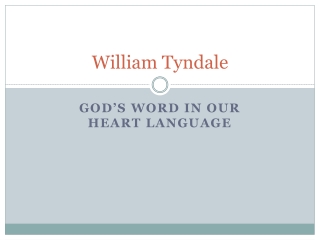 William Tyndale