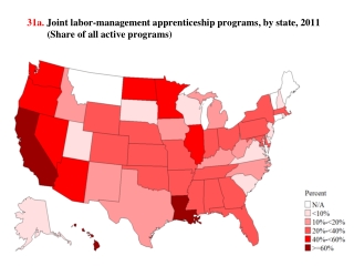 31d. Number of active apprentices in selected construction occupations, 2011