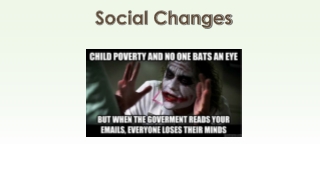 Social Changes