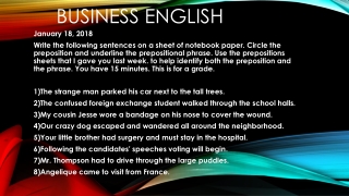 Business English