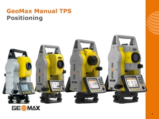 GeoMax Manual TPS Positioning