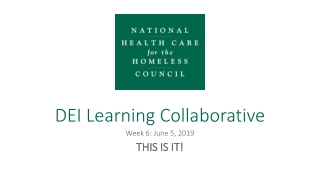 DEI Learning Collaborative