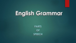 English Grammar