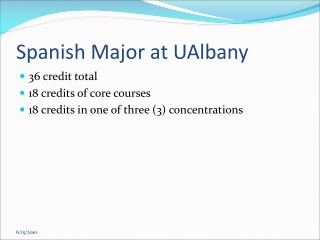 Spanish Major at UAlbany