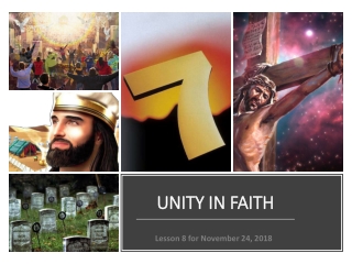 UNITY IN FAITH