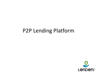 P2P Lending Platform