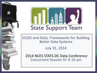 ECIDS and DaSy: Frameworks for Building Better Data Systems July 31, 2014