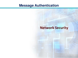 Message Authentication