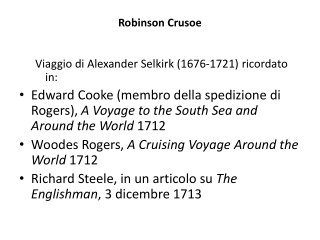 Robinson Crusoe