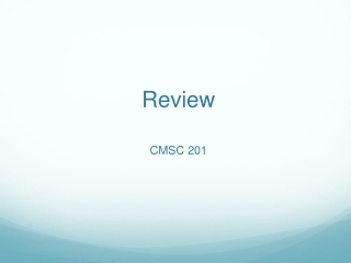 Review CMSC 201