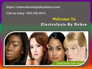 Electrolysis Hair Removal Sunrise Florida