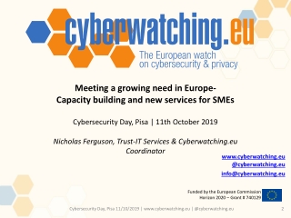 cyberwatching.eu @ cyberwatching.eu info@cyberwatching.eu