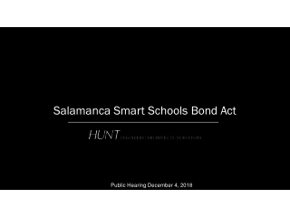 Salamanca Smart Schools Bond Act