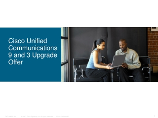 Cisco Unified Communications 9 and 3 Upgrade Offer