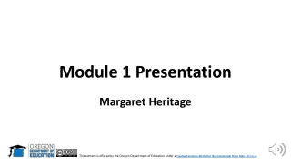 Module 1 Presentation
