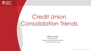 Credit Union Consolidation Trends