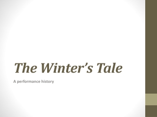 The Winter’s Tale