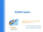 ECSDA Update
