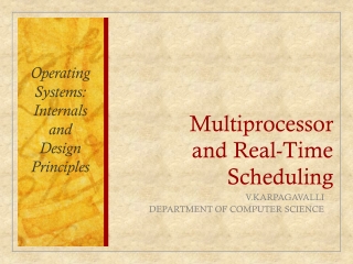 Multiprocessor and Real-Time Scheduling