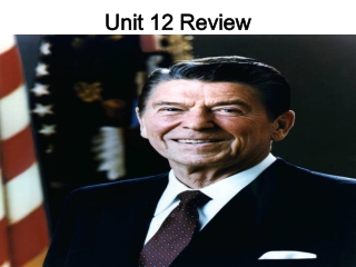 Unit 12 Review