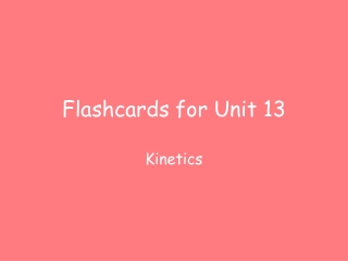 Flashcards for Unit 13