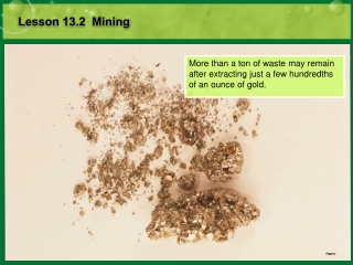 Lesson 13.2 Mining