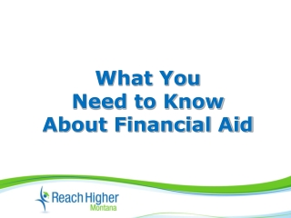 What You Need to Know About Financial Aid