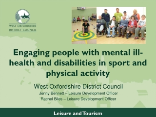Engaging people with mental ill-health and disabilities in sport and physical activity