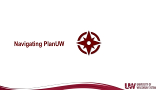 Navigating PlanUW