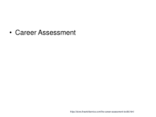 Career Assessment