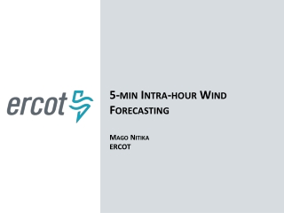 5-min Intra-hour Wind Forecasting Mago Nitika ERCOT