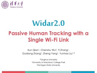 Widar2.0 Passive Human Tracking with a Single Wi-Fi Link