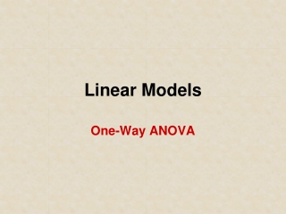 Linear Models