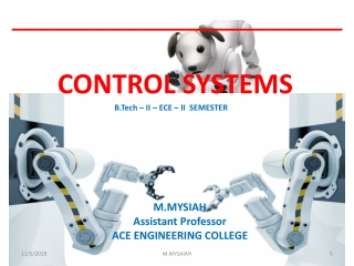 CONTROL SYSTEMS