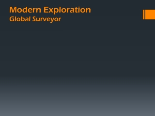 Modern Exploration Global Surveyor