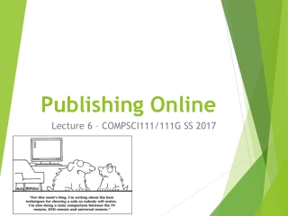 Publishing Online